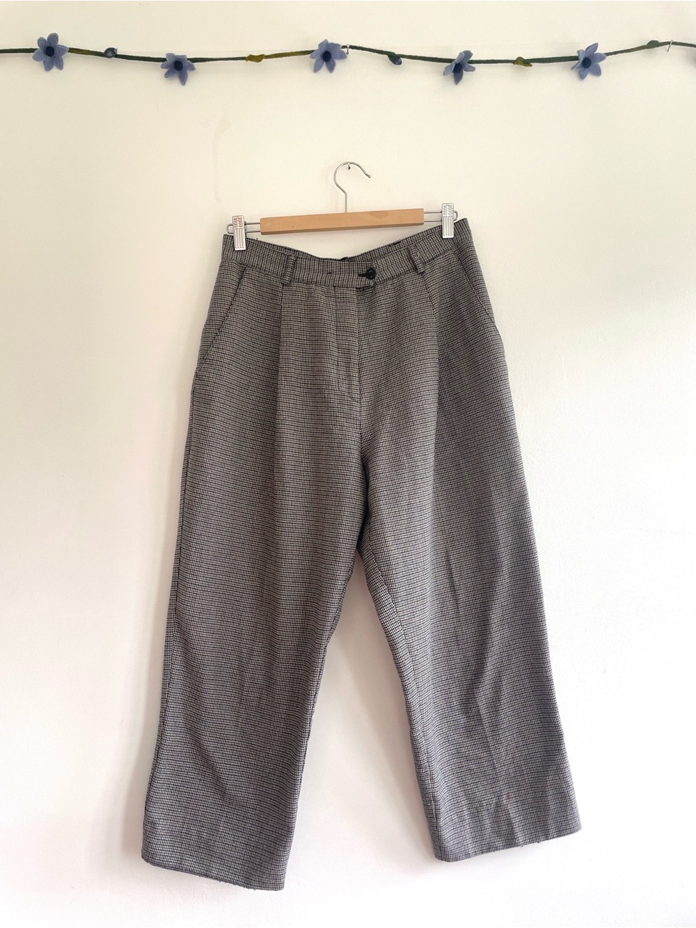 Vintage 90s Houndstooth Culottes